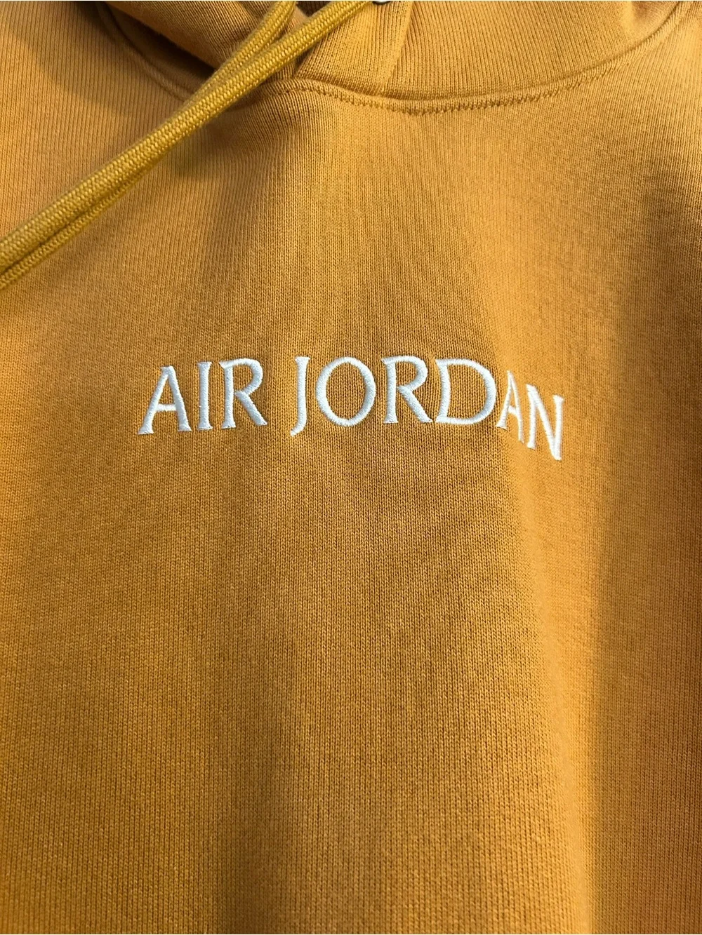 Jordan Men's Ochre Logo Pullover Hoodie
